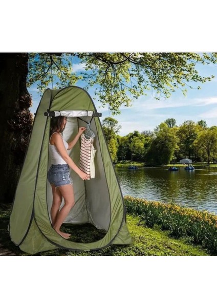 Kamp Duş ve Soyunma Çadırı – 190X120X120 cm | Kaliteli Su Geçirmez Kumaş, Görünmez Iç Yapı, Taşınabilir Mahremiyet Kabini – Hızlı Kurulum fırsatları