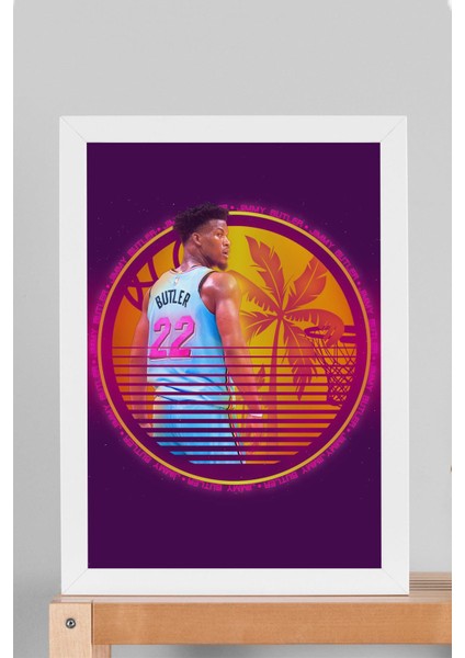 Jimmy Butler Çerçeveli Tablo - Basketbol Nba Posteri Tablo