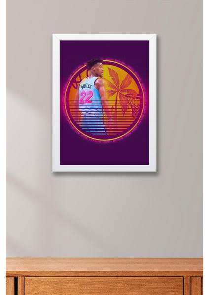 Jimmy Butler Çerçeveli Tablo - Basketbol Nba Posteri Tablo fiyatları