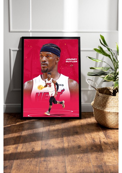 Jimmy Butler Çerçeveli Tablo - Basketbol Nba Posteri Tablo fiyatları