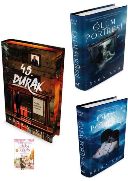 45. Durak, Ölüm Portresi 1 ve Ölüm Portresi 2 Büşra Nur 3 Kitap Ciltli Set