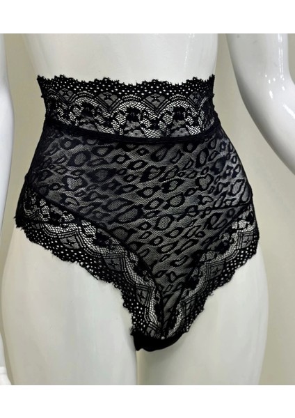 Siyah Dantelli Yüksek Bel Külot VENÜS-K1013 fiyatları
