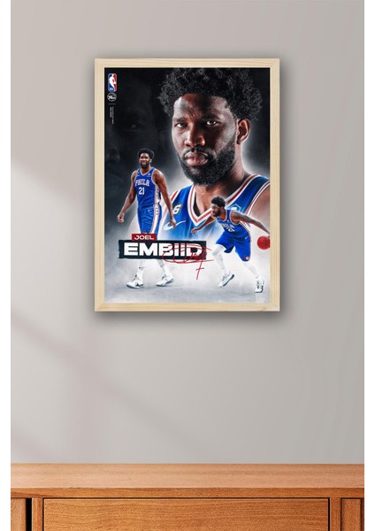 Joel Embiid Çerçeveli Tablo - Basketbol Nba Posteri Tablo fiyatları