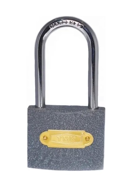 Eko Gri Döküm Uzun Kancalı Asma Kilit 38MM