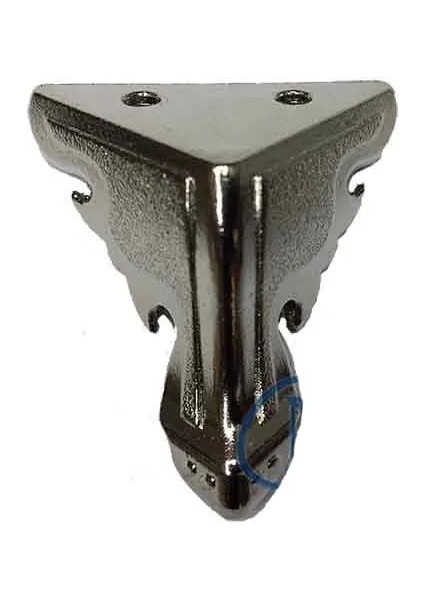 Kelebek Ahşap, Mdf, Sunta Sandık Ayağı, Kutu Ayak 2,5 cm - Nikel