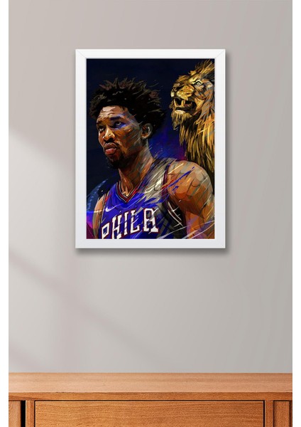 Joel Embiid Çerçeveli Tablo - Basketbol Nba Posteri Tablo fiyatları