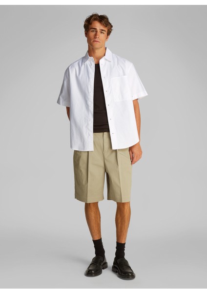 Beyaz Erkek Gömlek J30J327293YAF Oxford S/s Shırt