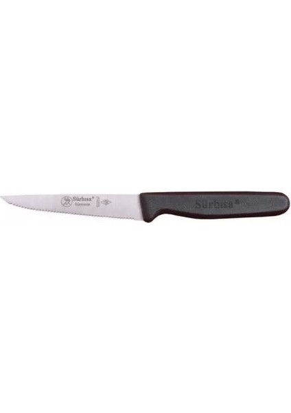 61004LZ - Sürmene Lazerli, Tırtıklı Sebze Bıçağı 9,5cm