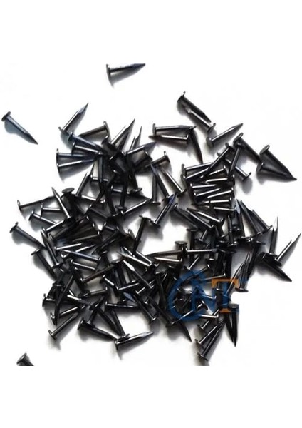 Klips, Menteşe, Ayağı Çivisi 7mm Çelik - Siyah 100GR