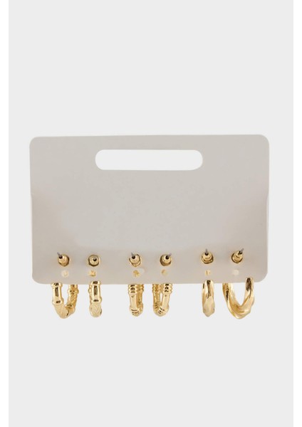 Kadın 3'lü Gold Küpe F5966AXNS