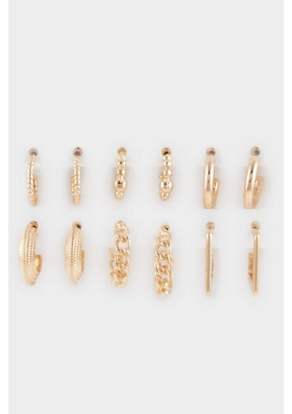 Kadın 6'lı Gold Küpe F5943AXNS