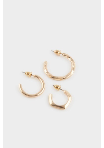 Kadın 3'lü Gold Küpe F5944AXNS fiyatları