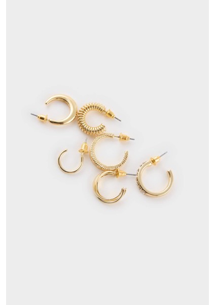 Kadın 6'lı Gold Küpe F5968AXNS fiyatları
