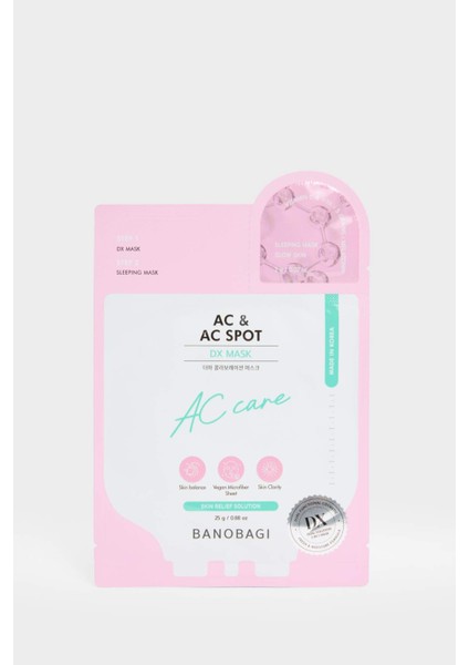 DX AC Spot & AC Care Mask 10ml – Sivilce Karşıtı & Gözenek Arındırıcı Yüz Maskesi