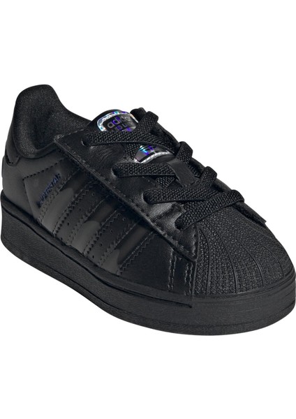 AJS1295 Adidas Superstar LED Lıghts Cf El I Bebek Spor Ayakkabı Siyah fiyatları