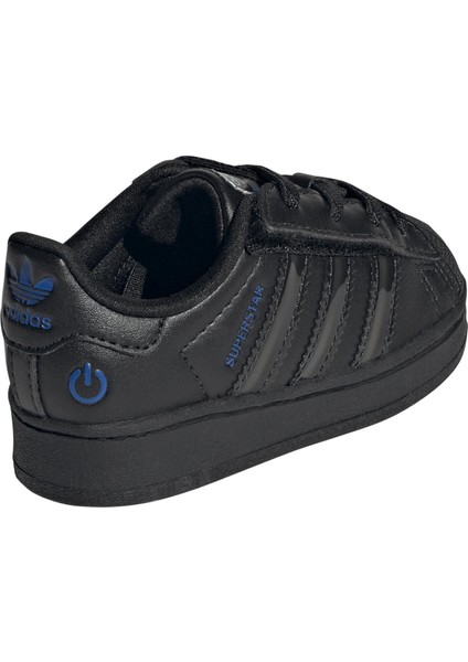 AJS1295 Adidas Superstar LED Lıghts Cf El I Bebek Spor Ayakkabı Siyah modelleri