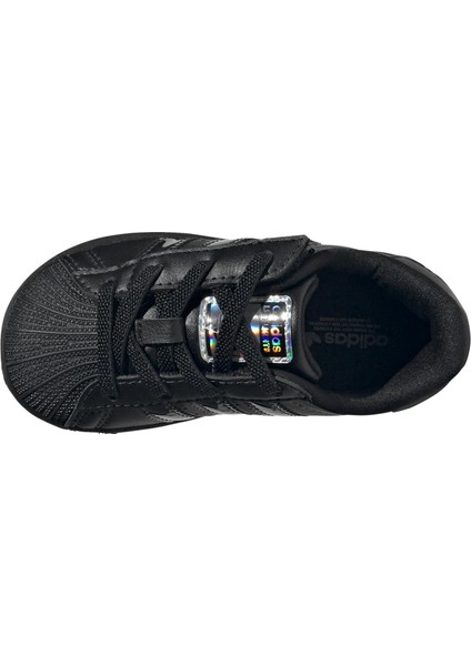 AJS1295 Adidas Superstar LED Lıghts Cf El I Bebek Spor Ayakkabı Siyah fırsatları