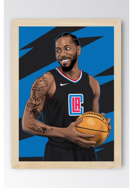 Kawhi Leonard Çerçeveli Tablo - Basketbol Nba Posteri Tablo