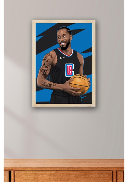 Kawhi Leonard Çerçeveli Tablo - Basketbol Nba Posteri Tablo fiyatları
