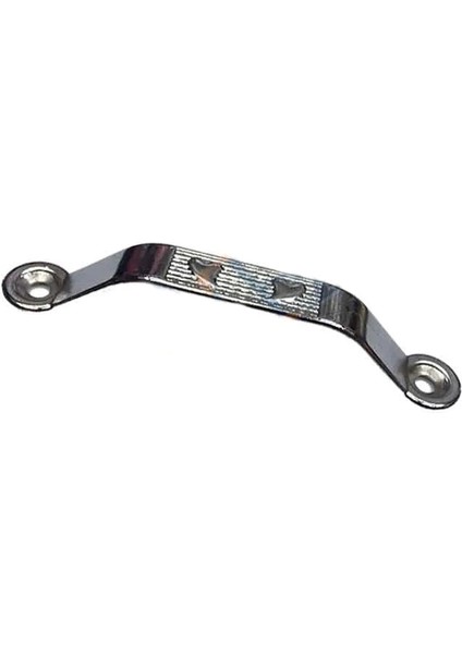 Dekoratif Zamak Kulp Dıştan - 64MM, Nikel, 1 Adet