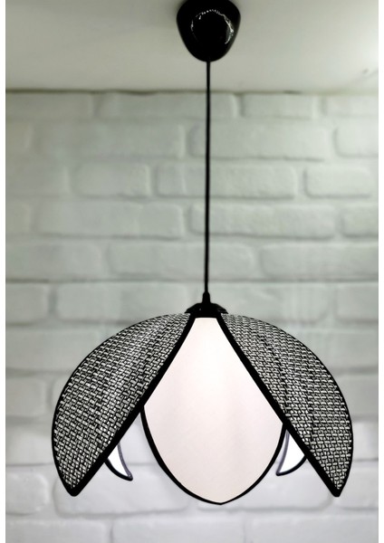 Hasır Hazeran Rattan Palmiye Model Bohem Salon Oturma Odası Hol Cafe Restaurant Tekli Sarkıt Avize