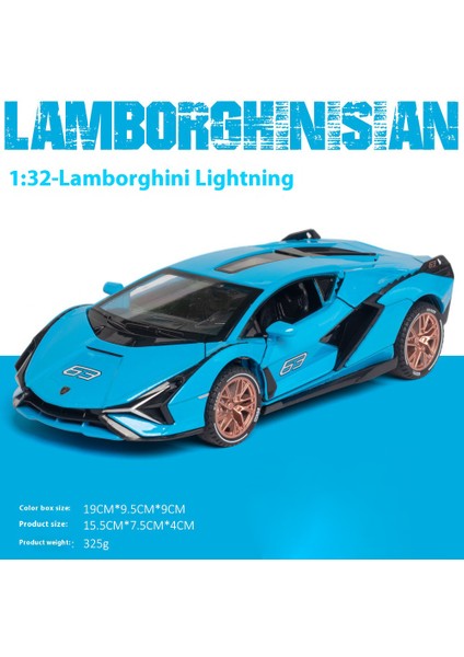 Lamborghini Sıan Alaşım Spor Araba Modeli Pres Döküm Araba Merkezi Kontrol Süsler Trendy Süsler Hobi Ürünleri Hediye Toplayın (Yurt Dışından)