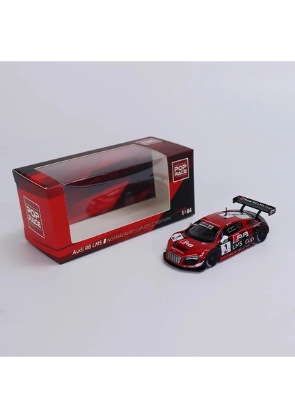 Stokta Poprace 1:64 Audi R8 Lms Ultra Alaşım Minyatür Döküm Model Audi R8 Lms Fincan # 1 # 38'li Yarış Arabası Model Oyuncaklar Lara (Yurt Dışından)