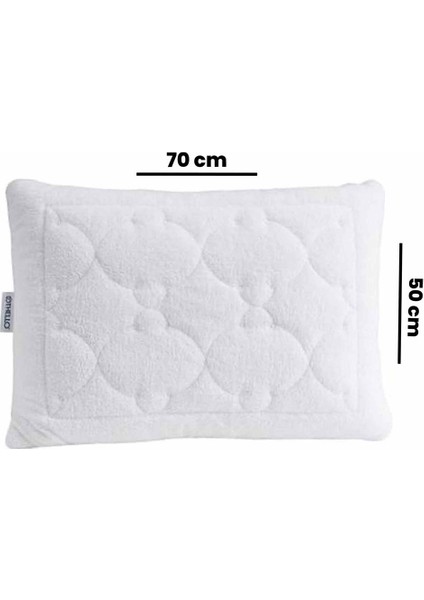 Elegante Nuova Alezli Yastık - Beyaz - 50X70 cm fırsatları