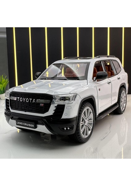 Toyota Land Cruiser LC300 gr Alaşım Araba Modeli Araçlar Yüksek Simülasyon Ses Işık Diecast Araç Toplama Oyuncaklar Lar Için Hediye (Yurt Dışından) fiyatları