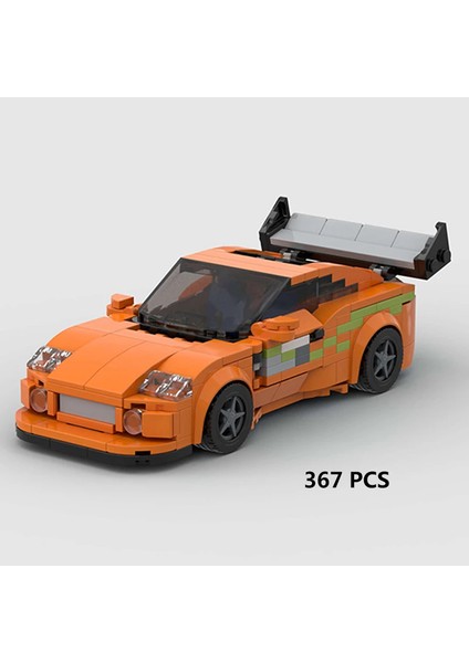 Moc Hız Şampiyonlar Süper Yarış Arabası F1 Büyük Araç Yarış Modeli Yapı Taşları Tuğla Spor Kamyonet Şehir Tekniği Oyuncak (Yurt Dışından)