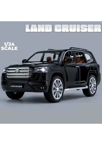 Toyota Land Cruiser LC300 gr Alaşım Araba Modeli Araçlar Yüksek Simülasyon Ses Işık Diecast Araç Toplama Oyuncaklar Lar Için Hediye (Yurt Dışından)