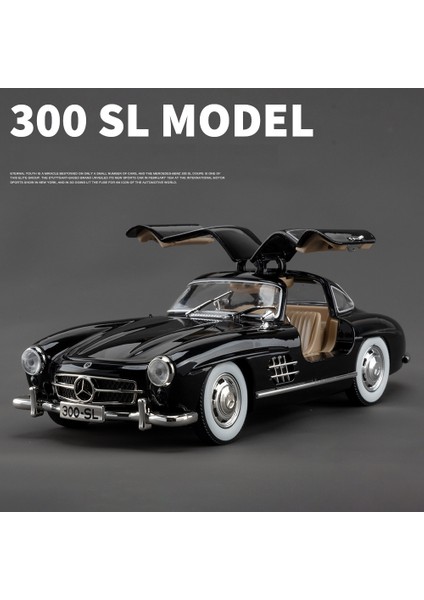 Mercedes-Benz 300SL 1936 Alaşım Model Araba Oyuncak Döküm Metal Döküm Ses ve Işık Oyuncak Arabalar Lar Için Araç (Yurt Dışından)