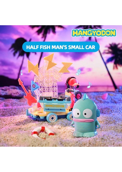 Sanrio Serisi Yapı Taşları Hangyodon Kuromi Hello Kitty Melodi Çiçek Araba Modeli Tuğla Koleksiyonu Lar Dıy Oyuncaklar Tatil (Yurt Dışından)