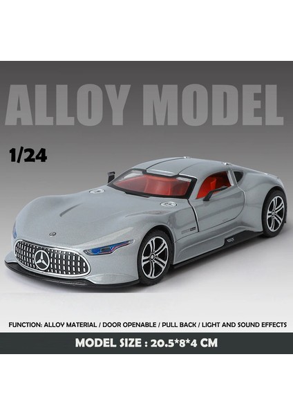 Simülasyon 1/24 Benz Amg Vision Gt Alaşım Araba Modeli Metal Döküm Oyuncak Araç Doğum Günü Hediyesi Koleksiyonu Ev Dekor Minyatür (Yurt Dışından)