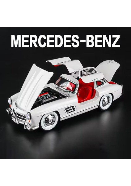 Mercedes-Benz 300SL 1936 Alaşım Model Araba Oyuncak Döküm Metal Döküm Ses ve Işık Oyuncak Arabalar Lar Için Araç (Yurt Dışından)