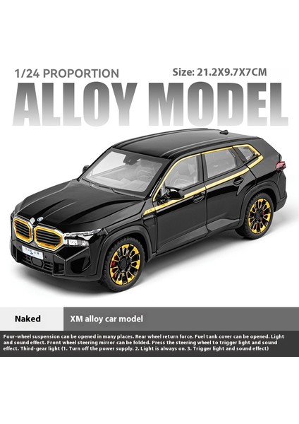 Yeni Bmw Xm Alaşım Metal Pres Döküm Model Araba Döküm Ses ve Işık Oyuncakları Hediye ile Lar Koleksiyon Hobiler (Yurt Dışından)