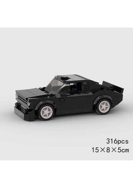 Moc Hız Şampiyonlar Süper Yarış Arabası F1 Büyük Araç Yarış Modeli Yapı Taşları Tuğla Spor Kamyonet Şehir Tekniği Oyuncak (Yurt Dışından)