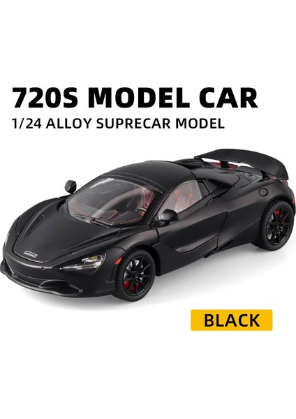 1/24 Ölçekli M720 S Süper Sportcar Alaşım Diecast Simülasyon Model Araba Ses ve Işık ile Geri Çekin Oyuncaklar Lar Için (Yurt Dışından)