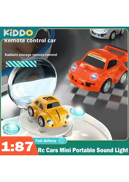 Wansong2 Rc Arabalar Mini Drift Yarışı 1:87 Radyo Kontrol Araba Depolama Uzaktan Kumanda Araba 2.4g Kablosuz Ses Işığı Taşınabilir Oyuncaklar Boys Için Gif (Yurt Dışından) fiyatları