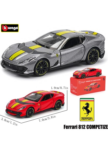 Bburago Ferrari 812 Bilgisayar Serisi Çoklu Stilleri Yüksek Hasiyetli Model Araba Modeli Koleksiyonu Lar Noel Hediyesi Oyuncaklar Boys Için (Yurt Dışından)