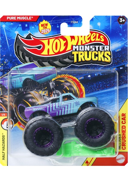Mattel Hot Wheels 1/64 Monster Trucks Serisi 2025 Mix A B Serisi Koleksiyon Araba Oyuncaklar Döküm Araç (Yurt Dışından)