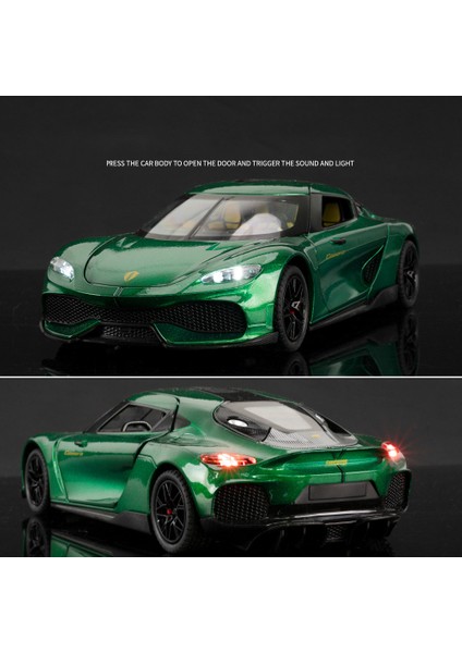 Gemera Gt Spor Araba Alaşım Araba Modeli Simülasyon Döküm Metal Araçlar Modeli Ses ve Işık Koleksiyonu Oyuncağı (Yurt Dışından) modelleri