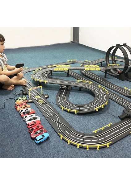 Rc Demiryolu Car1:43 Aksesuarları Oyuncak Elektrikli Yarış Pisti Araç Çift Savaş Speedway Profesyonel Slot Araba Devre Yarışı Hediye (Yurt Dışından)