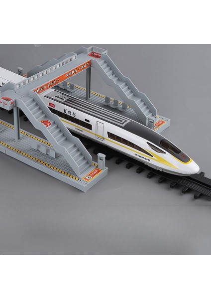 1:60 Ölçekli Fuxing Yüksek Hızlı Demiryolu Oyuncak Araba Modeli Ses Işığı Uzaktan Kumanda Elektrikli Simülasyon Tren Modelleri Süsler (Yurt Dışından)
