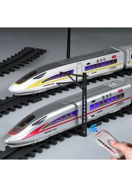1:60 Ölçekli Fuxing Yüksek Hızlı Demiryolu Oyuncak Araba Modeli Ses Işığı Uzaktan Kumanda Elektrikli Simülasyon Tren Modelleri Süsler (Yurt Dışından)