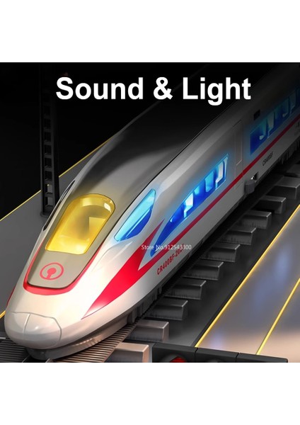 1:60 Ölçekli Fuxing Yüksek Hızlı Demiryolu Oyuncak Araba Modeli Ses Işığı Uzaktan Kumanda Elektrikli Simülasyon Tren Modelleri Süsler (Yurt Dışından)