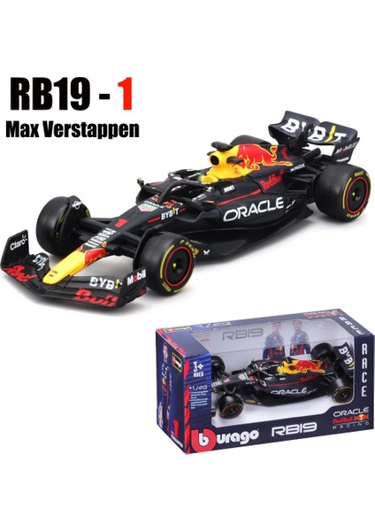 Bburago 1:43 F1 Red Bull Racing Tag Heuer RB20 2024 # 1. Verstappen # 11 Perez Alaşım Araba Döküm Model Oyuncak Koleksiyon SF24 (Yurt Dışından)
