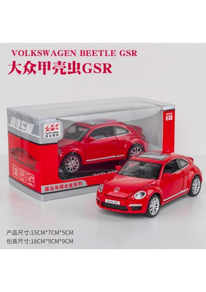 Volkswagen Beetle Araba Modeli Koleksiyonu Alaşım Pres Döküm Oyuncak Arabalar Lar Için Oyuncak Pres Döküm ve Oyuncak Araçlar A134 (Yurt Dışından)