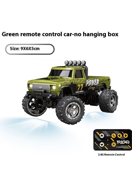 1:64 Hız ​ ​ Mini Off-Road Uzaktan Kumanda Araba Alaşım Serin Aydınlatma Şok Emme Masaüstü Yarışması Oyuncak Küçük Hediye (Yurt Dışından)