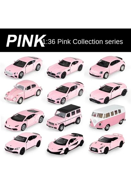 Pembe Benz Döküm Alaşım Model Araba Aydınlatma ve Müzik Simülasyon Araba Koleksiyonu Modeli Bir Kız Oyuncak Hediye Sunar (Yurt Dışından) fiyatları
